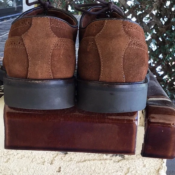 Polo Ralph Lauren suede wingtips 8.5/D used - Picture 10 of 16